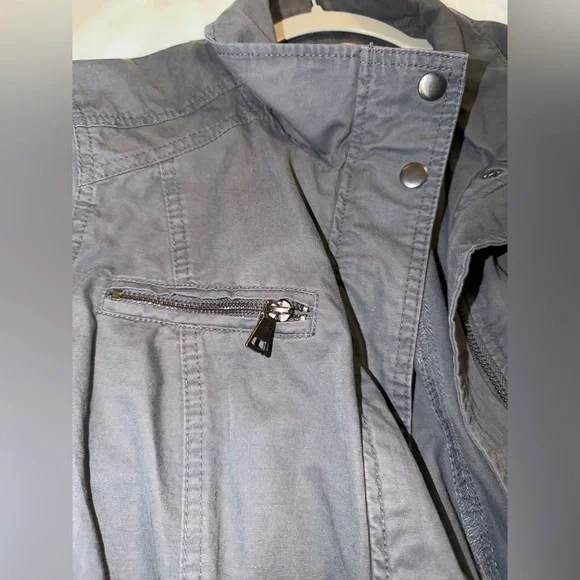 Style & Co Women's Charcoal Gray Jacket - Picture 10 of 12